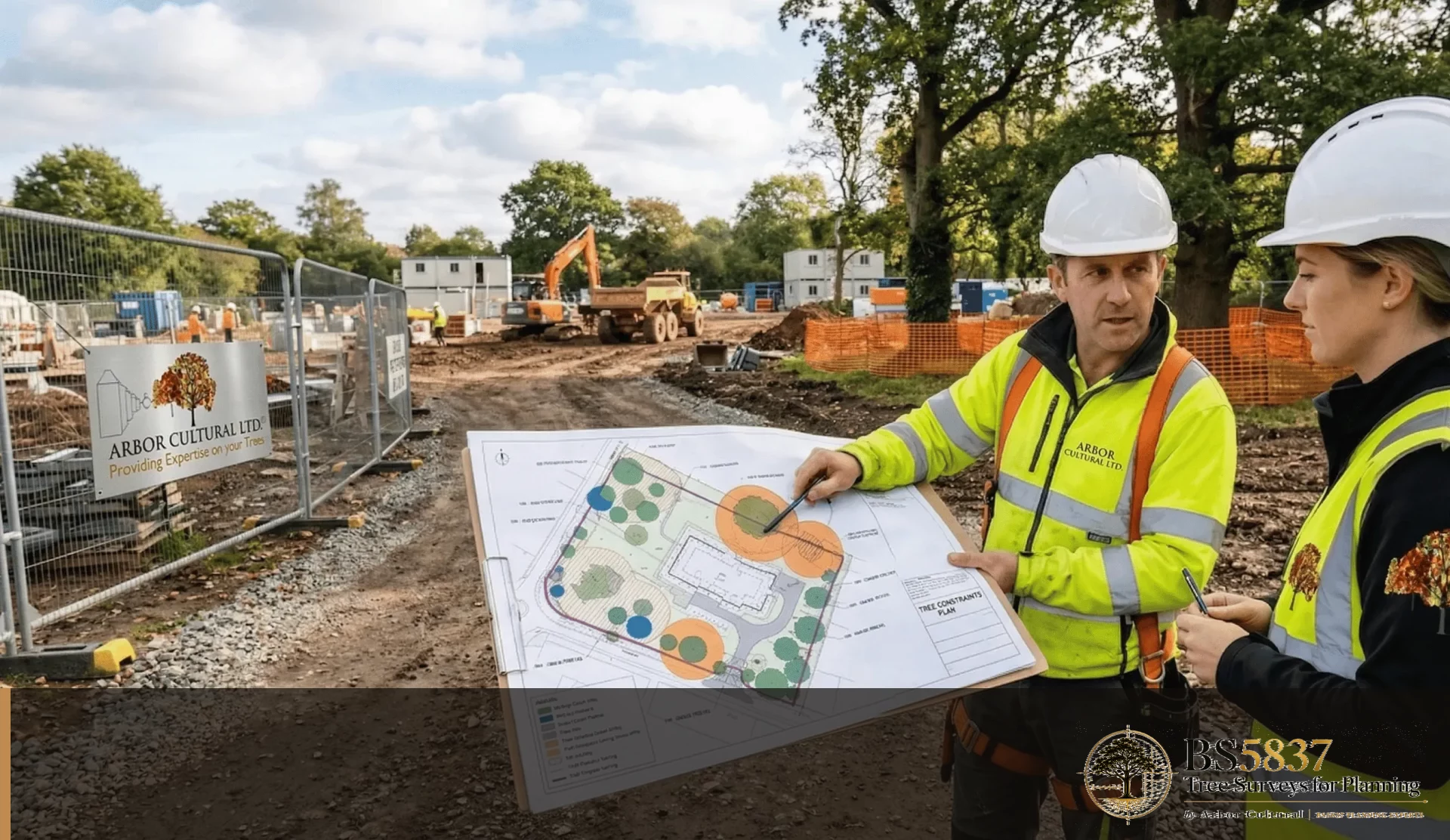 BS5837 tree surveys for planning - Tree Constraints Plan