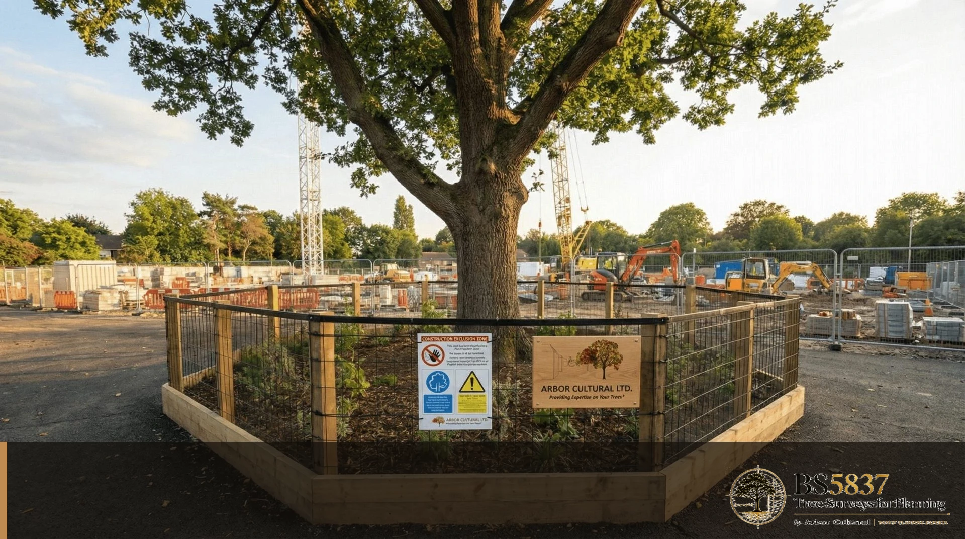 BS5837 tree surveys for planning - Tree Protection Plan